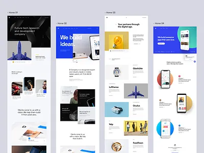 B - Homepage Style Explorations app dashboard design home homepage ui ui ux user experience user interface ux web website