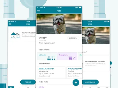 Animals App clean dailyui design illustration mobile ui ux white