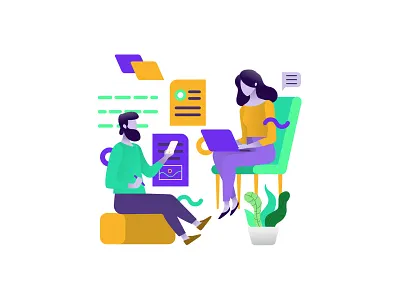 Character Illustrations branding character design clean design flat illustration people