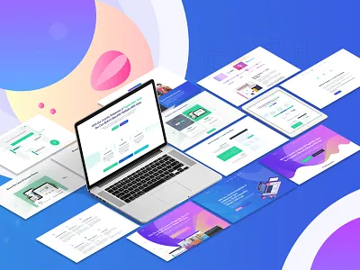 Great Collection of Joomla Templates agency blog corporate creative illustration isomatric joomla template landing page logo responsive web deisgn