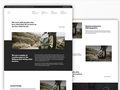 MWO Services Page agency portfolio website