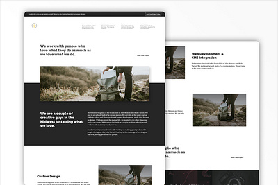 MWO Services Page agency portfolio website
