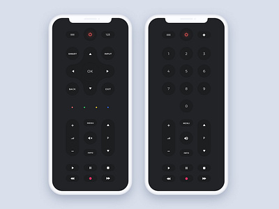 Universal TV Remote - App Design app app design interface remote tv ui ui design universal ux design