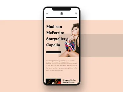 Magazine article bold branding clean design hellohello interface ios magazine minimal modern simple typography ui ux web website