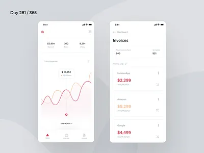 Affiliate Income Dashboard Concept | Day 281/365 - Project365 affiliate dashboard app affiliate income daily ui datavisualisation design challenge graphic ios ios11 minimal minimal dashboard minimal monday mobile app mobile charts mobile dashboard project365 visualization