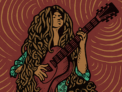Valerie June Gig Poster gig poster graphic design music artwork