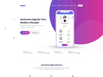 App Landing & Multipurpose agency app app landing app landing page app showcase app store app template app website business clean app landing consulting corporate creative app landing page insurance landing page marketing mobile mobile app landing page modern modern app landing