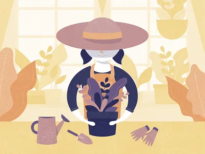 Without Hard Work foliage gardening greenhouse hard work illustration nothing grows plants sunshine