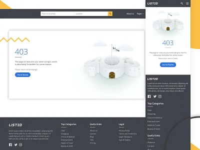Listed - 403 Page 403 403 page companies design directory listing listed listing web design