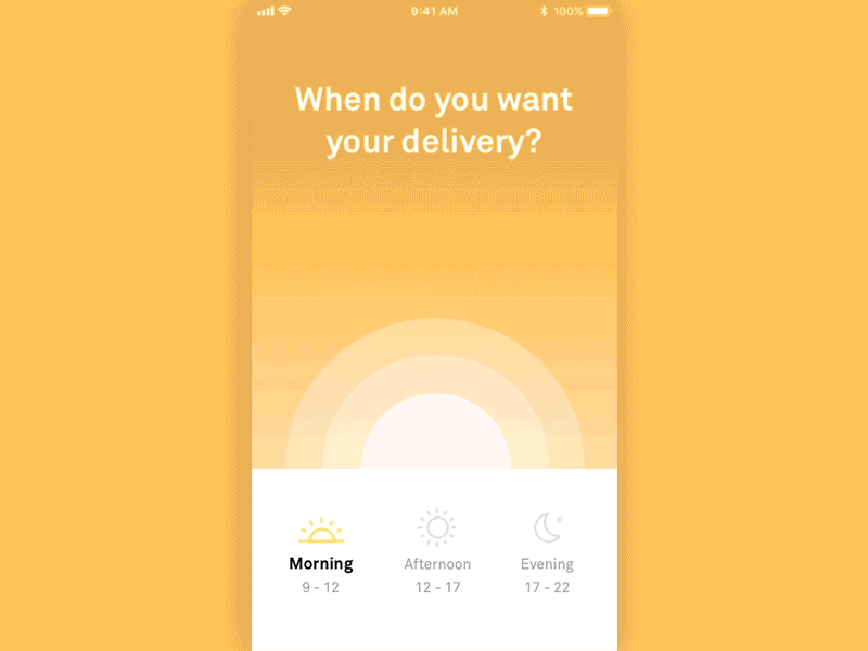 Time of day - animation animation day evening gif illustration morning time