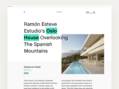 Oslo House architecture bien chalet highlight layout web