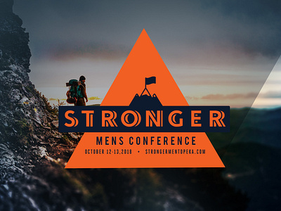 Stronger Mens Conference Logo / Look branding church conference conference logo graphic design logo