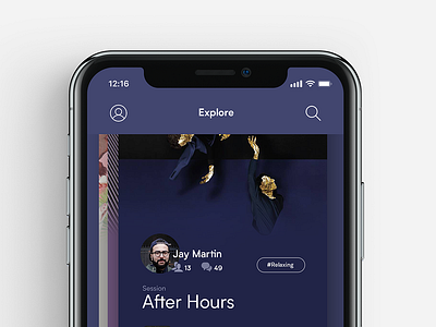 EarBuds App UI app design art direction brand development branding creative agency creative direction creative strategy design design direction design studio design systems ios los angeles mobile music startup ui ux visual design
