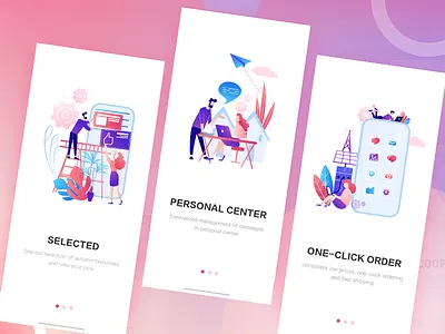 UI ui 应用 插图,性感 插画 设计