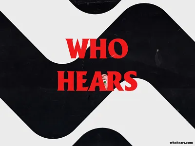 Sticker for those who hear. graphic illuatration logo logotype music sticker sticker design typogaphy