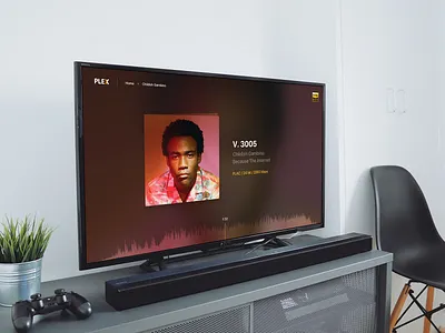 Plex Music Mockup app music player plex tv tv ui ui