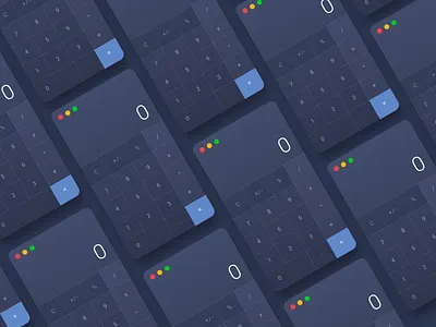 Calculator Daily UI#004 - 004 calculate calculator challenge daily 100 daily 100 challenge dailyui dailyui 004 dailyui004 dark desktop app gradient interface simple ui violet