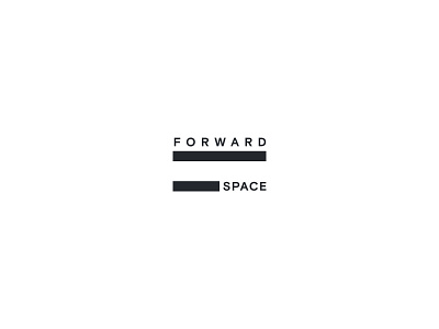 FORWARD____Space Logo aesthetic branding branding design clean dance dance studio f logo forward forward space logo minimal new york new york city nyc rich black simple soho space typography vector