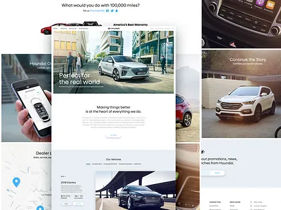 Hyundai Redesign Concept art direction automotive creative agency creative direction design design direction design studio hyundai los angeles responsive design ui ux web design