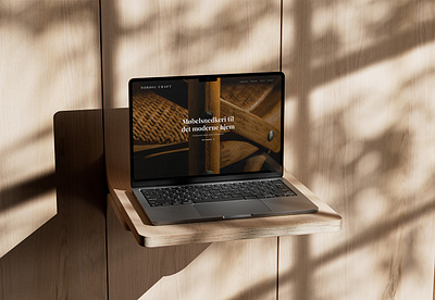 Nordic Craft - Carpenter branding carpenter craftsmanship website design figma furniture design furniture website design interior design minimalist modern design scandinavian design inspiration small business sustainable design ui uiux web design woodworking woodworking portfolio