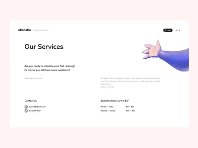 Contact Us bounds contacts creative typography ui ux web website white