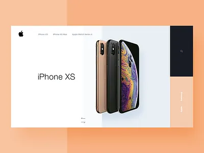 iPhone XS widget app apple design ecommerce ios iphone iphone x iphone xs product widget