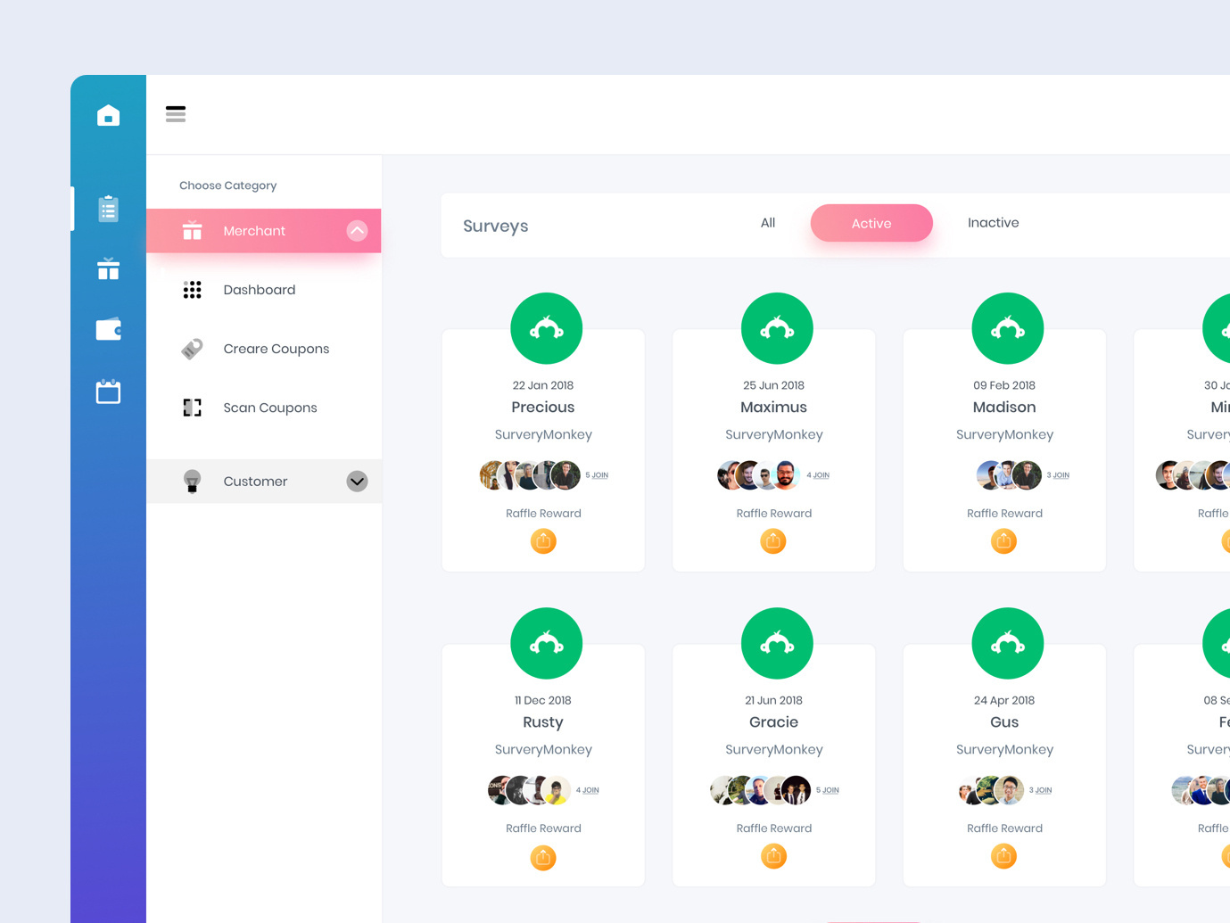 Survey Dashboard UI Design by Hafiz Ibrahim on Dribbble