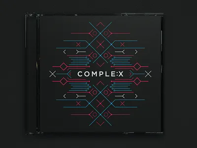 COMPLE:X Jacket Design cd design disc graphic music octane render package