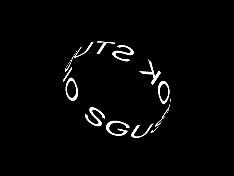 Sgustok Kinetic — 001 3d 3d type animation c4d cinema 4d experiments kinetic kinetic type kinetic typography motion sgustokstudio typography typography c4d