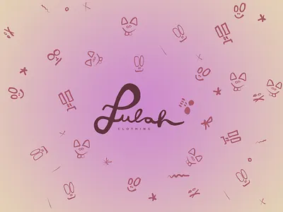 Zulah Faces Logo In Playa art branding coloring colors crazy design effects graphic illustration logo logotyp logotype typography ui vector