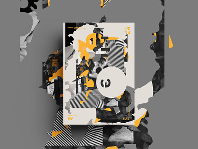–Mustard color freelance illustration poster texture type typography