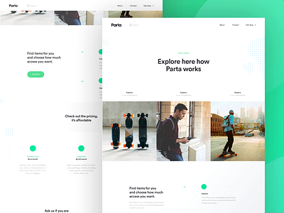 Parta How it Works V2 accessibility android application design interface ios mobile mobility parta ui website