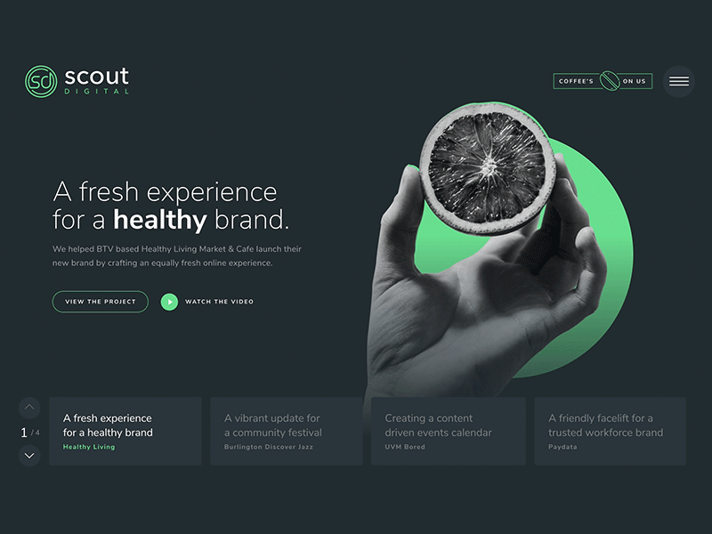 Slider Transition design interaction design invision studio invisionstudio scoutdigital ui ui design web design