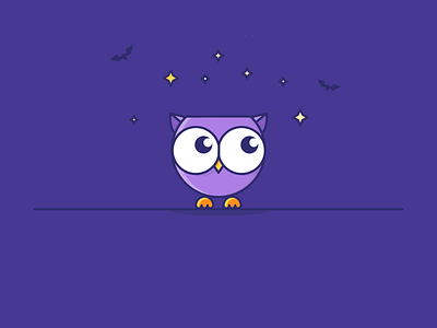 Halloween Cute Owl autumn cartoon characters cute halloween monsters owl