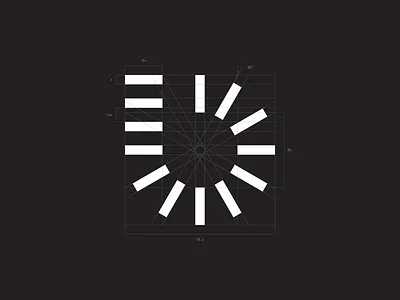 bright artangent b bright letter logo logo design mark mark icon symbol sun