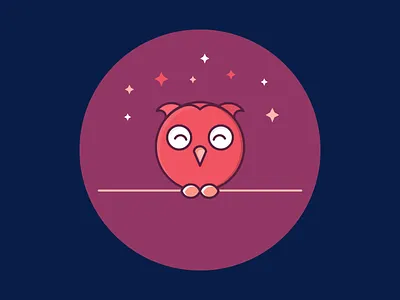 Joyful Owl Halloween character cute halloween icons joyful monsters owl