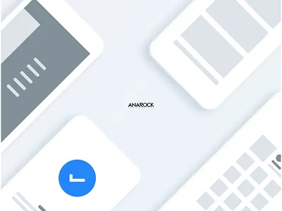 App presentation anarock app clay design india minimal ui ux wireframe