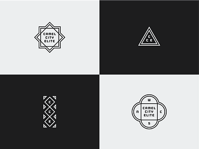 Secondary Marks black brand branding identity illustration monochromatic monoweight stroke typography vector white