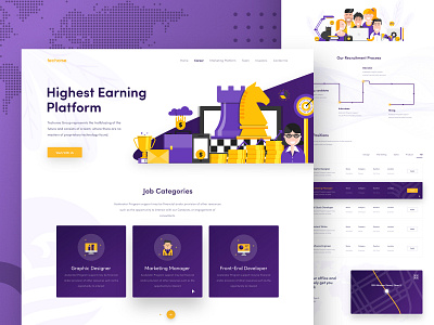 Marketing Agency Career Page Design 2018 trends agency website business career design digital marketing agency job posting landing page marketing marketing agency marketing agency website marketing company marketing platform online marketing recruitment ui ux web