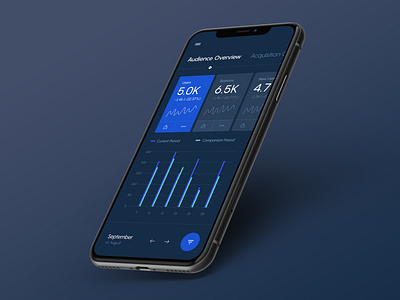 Analytics App :: Dark Mode :: Iphone Xr analytics analytics app analytics chart analytics dashboard app concept app design concept chart chart app clean dark dark mode dark ui iphone xr minimal minimal app design mobile app mobile app design mobile dark ui mobile ui ui design