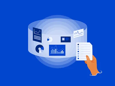 Data Checking Illustration adobe illustrator automated checking data illustration ui uxd vector visualization