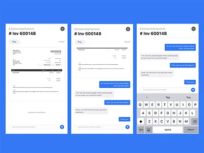 Overdue Invoice Details Screen | Client Portal Zoho