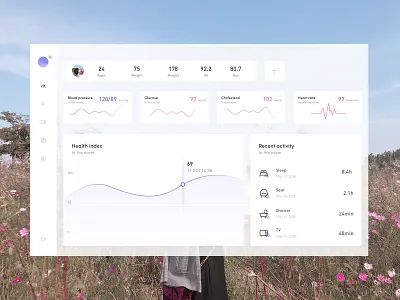 Dashboard exploration01 #36/100 color concert doctor gradient health icon ui ux