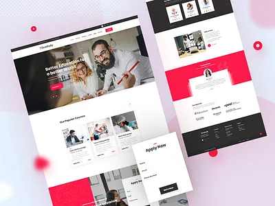 Ecostudy - Education Template Design college courses ecostudy education psd psd design read school template template design university