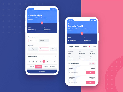 Flight Booking iOS App 2018 trends android app app design ui flight booking app ios ios app iphonex minimal app native apps travel app ui ux