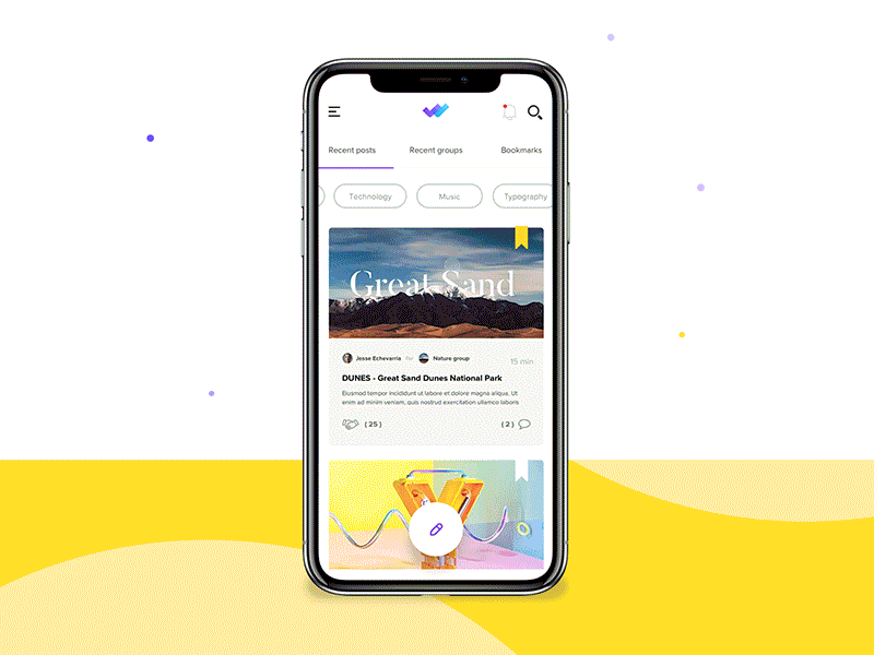 Social App - Mobile Animation mobile animation mobile app mobile app animation mobile app design mobile app experience mobile app ux mobile design principle ui ui ux uiux userinterfacedesign userinterfaces ux