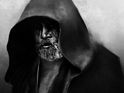 Old Luke luke skywalker procreate app star wars