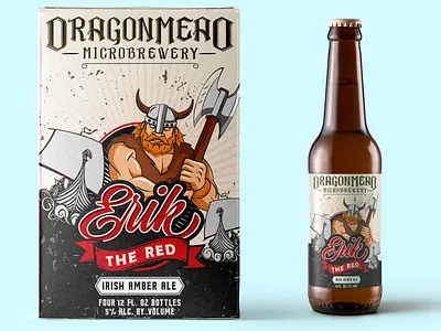 Dragonmead Beer Mockup 2d 3d beer beer label beer mockup branding illustrator label label mockup mockup print print design