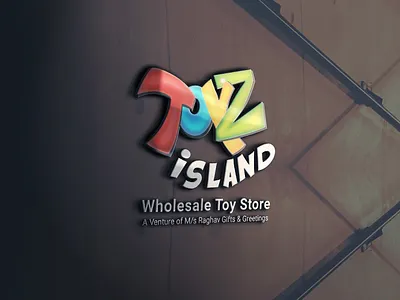 ToyzIsland Logo Design branding design icon illustration logo logo design typography vector