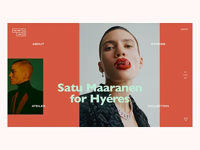 KELSEY VAN MOOK clean color concept creative design digital ecommerce fashion font homepage layout logotype magazine minimal orange photoshop typography ui ui design ux